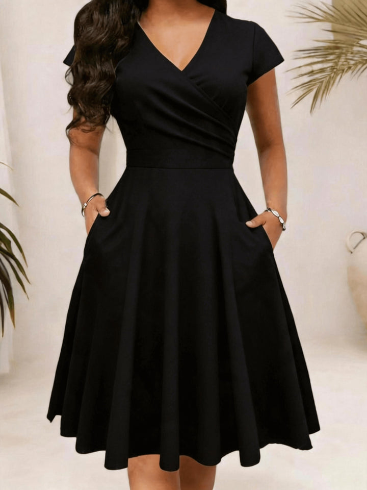 Nadine | Elegant Floral Midi Dress