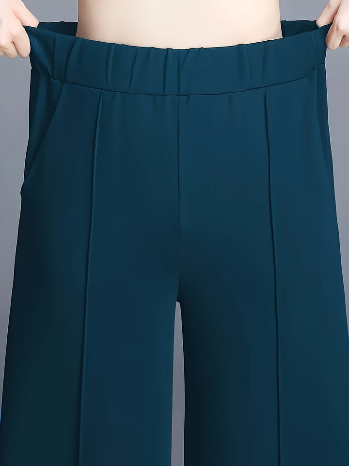 Marlene | High-Waisted Straight-Leg Trousers