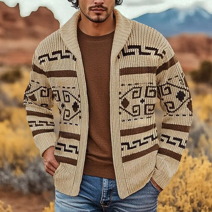 Archer | Heritage Patterned Cardigan