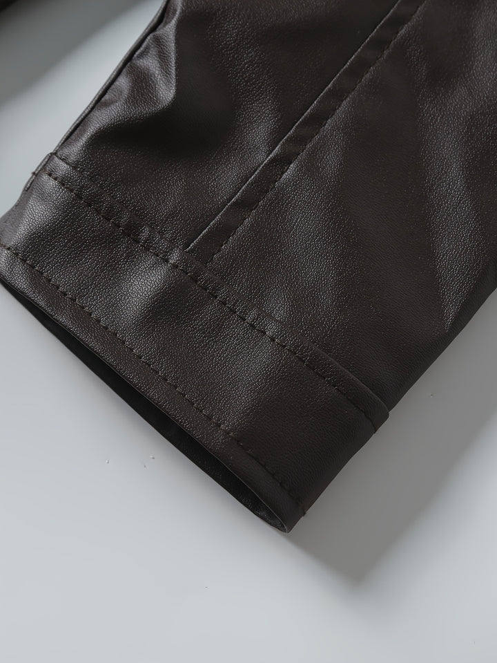 Wallace | Stand-Collar Moto Jacket
