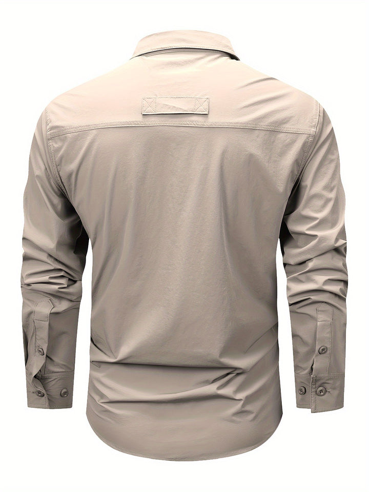 Hollis | Utility Long-Sleeve Cargo Shirt