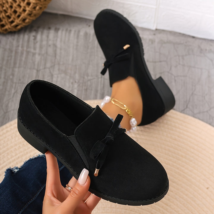 Susannah | Bow-Detail Slip-On Loafers