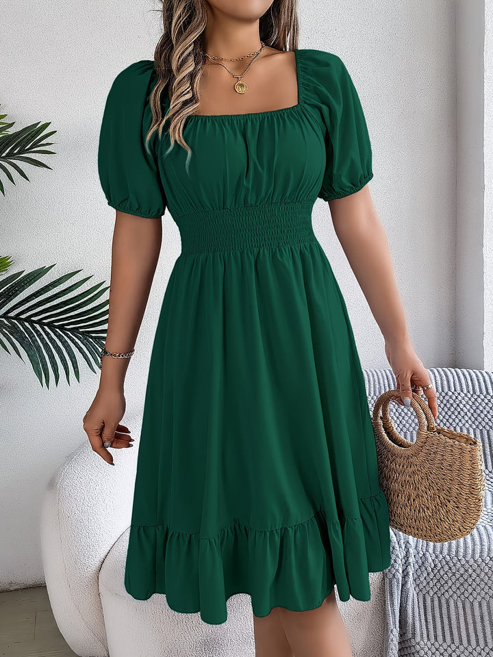 Mariselle | Stylish Puff Sleeves Dress