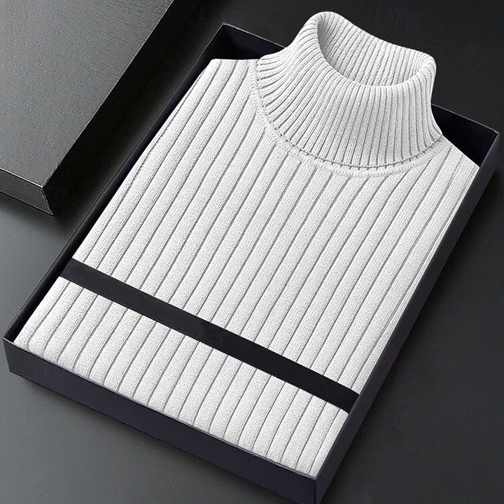 Hamish | Ribbed Roll-Neck Jumper
