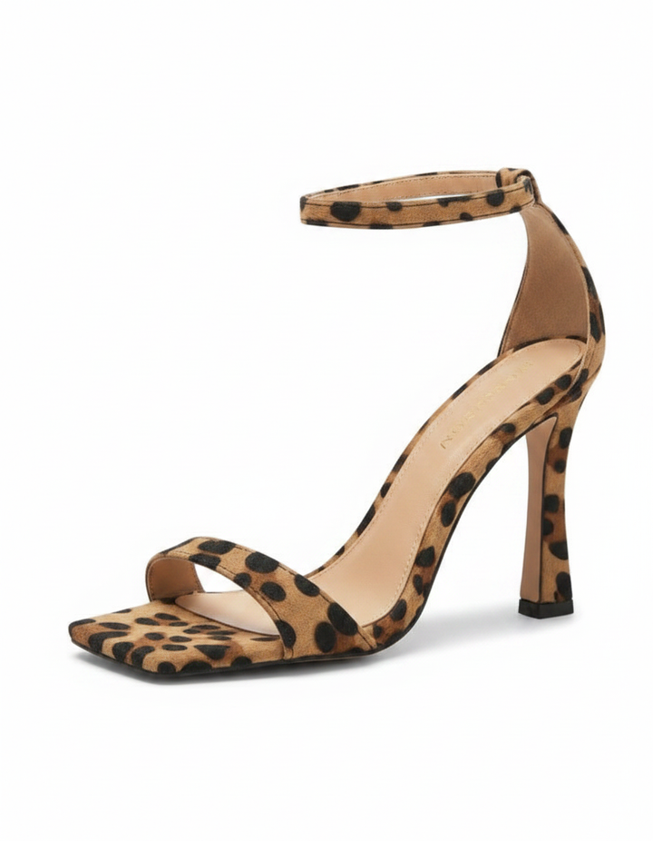 Evalisse  Open Toe Block Heel Pumps