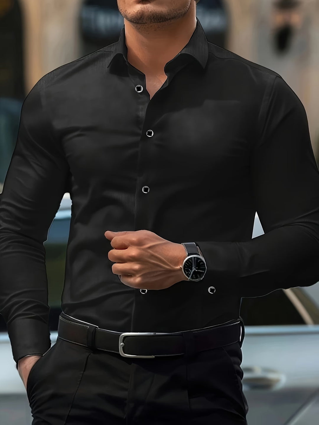 Arvid | Classic Long Sleeve Everyday Shirt