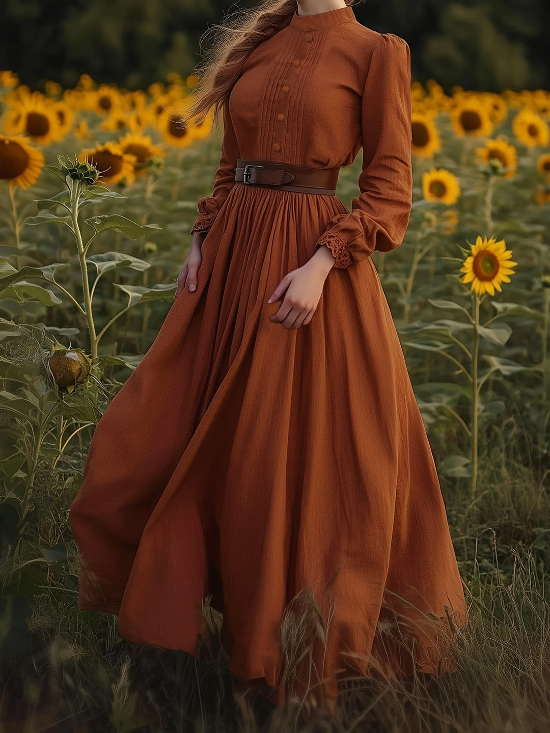 Susannah | Romantic High-Neck Maxi Dress