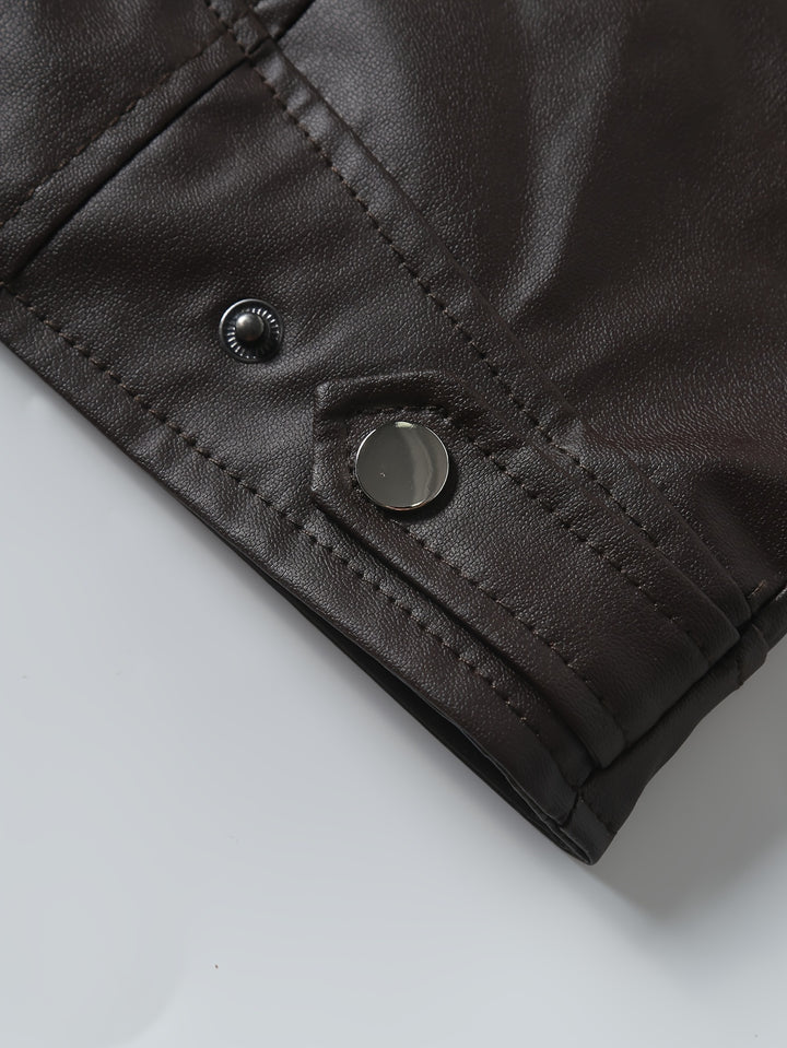 Wallace | Stand-Collar Moto Jacket