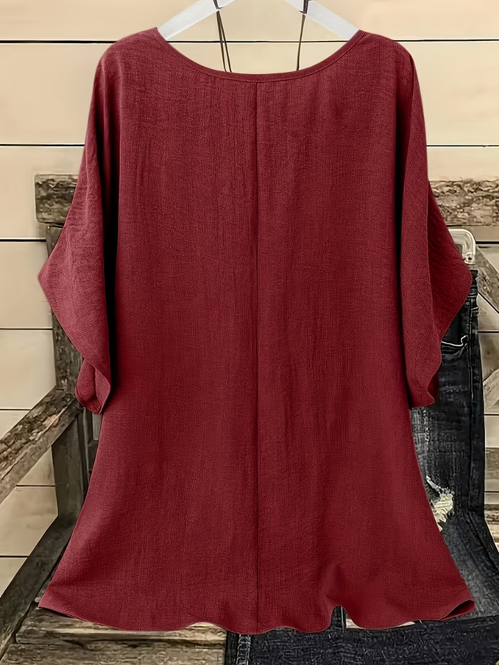 Ingrid | Relaxed Batwing Blouse