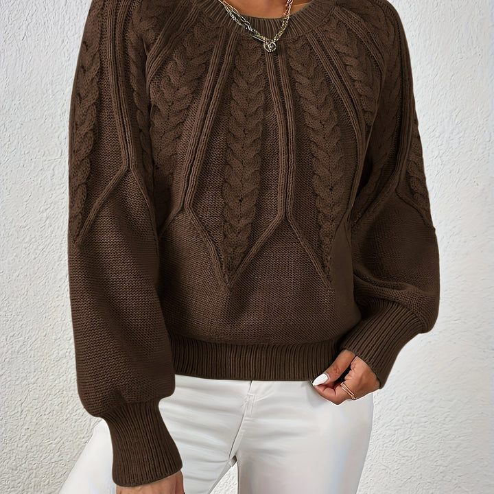 Astrid | Cable-Knit Round-Neck Sweater