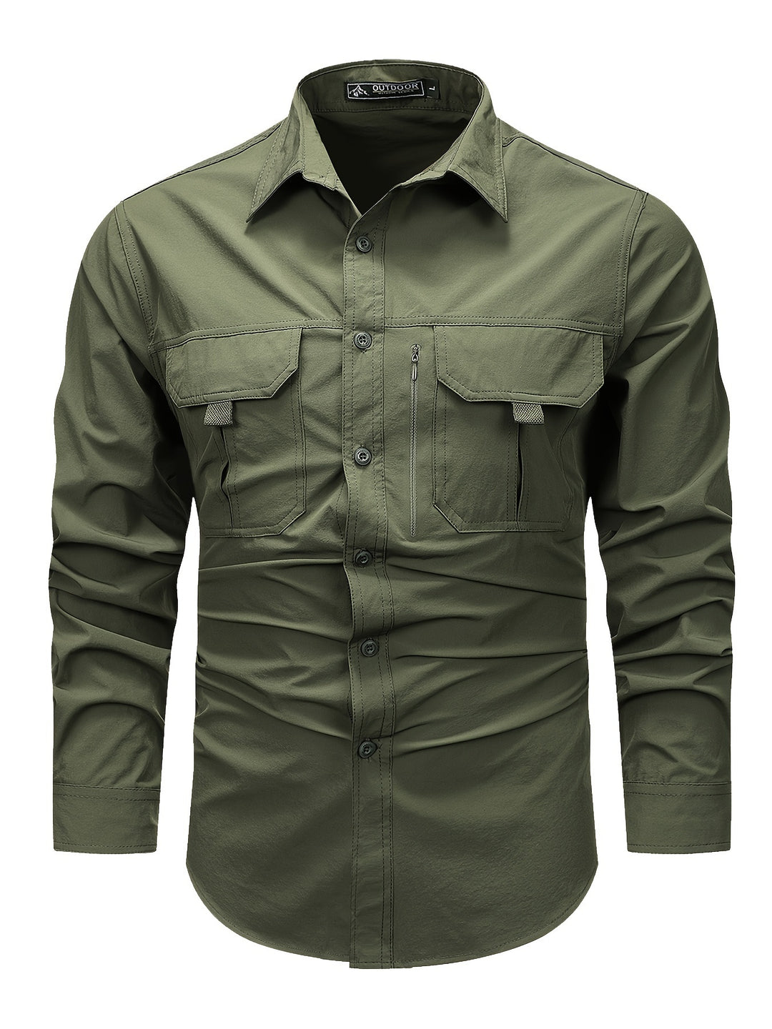 Hollis | Utility Long-Sleeve Cargo Shirt