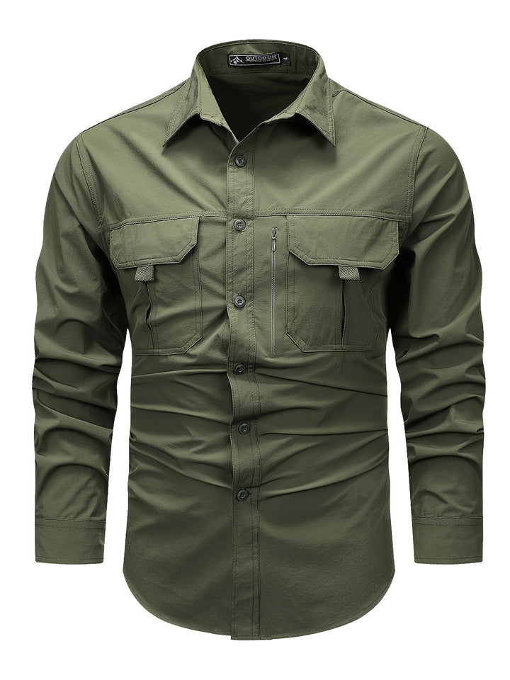 Hollis | Utility Long-Sleeve Cargo Shirt