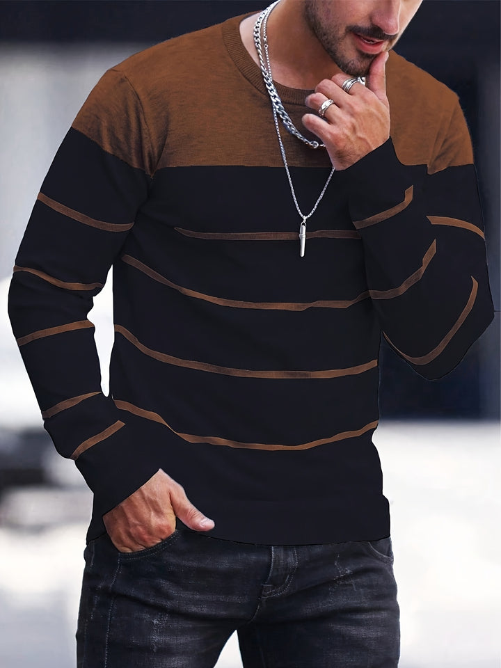 Rory | Colour-Block Striped Pullover