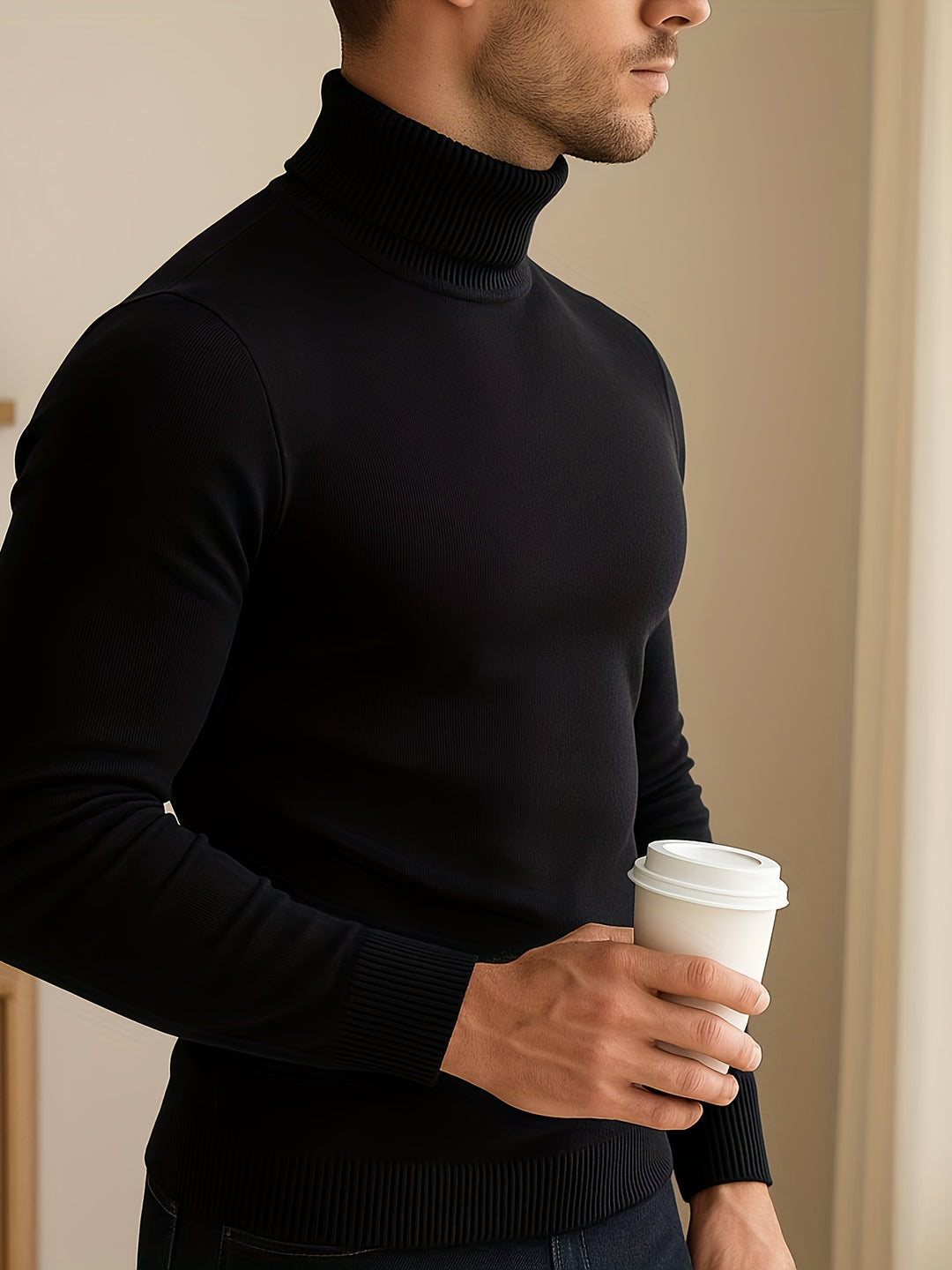 Gideon | Refined Roll-Neck Sweater