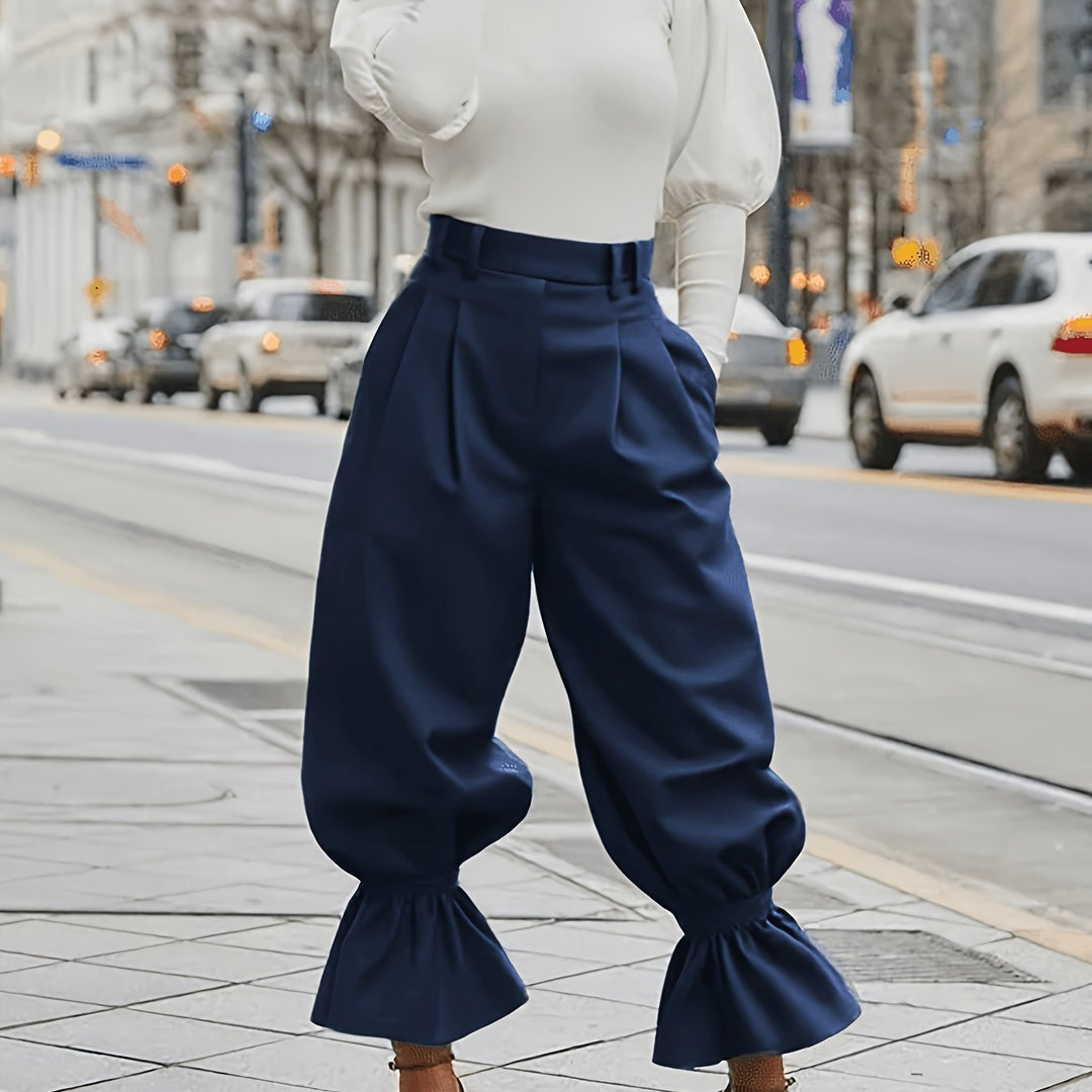 Iris | High-Waist Lantern Trousers