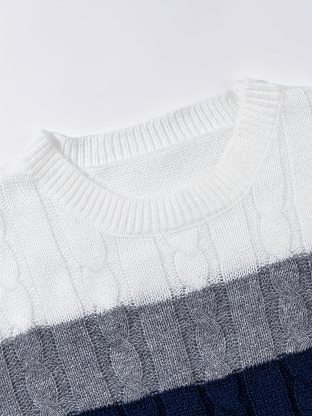 Nigel | Textured Cable-Knit Jumper