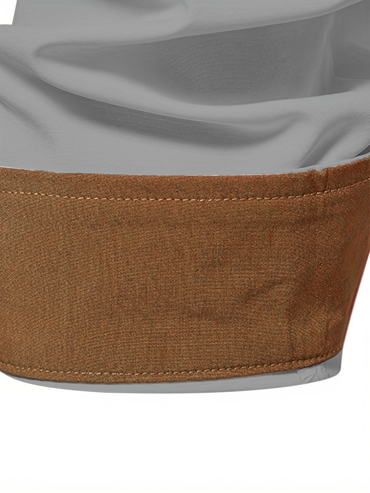 Damon | Contrast-Trim Slim Fit Shirt