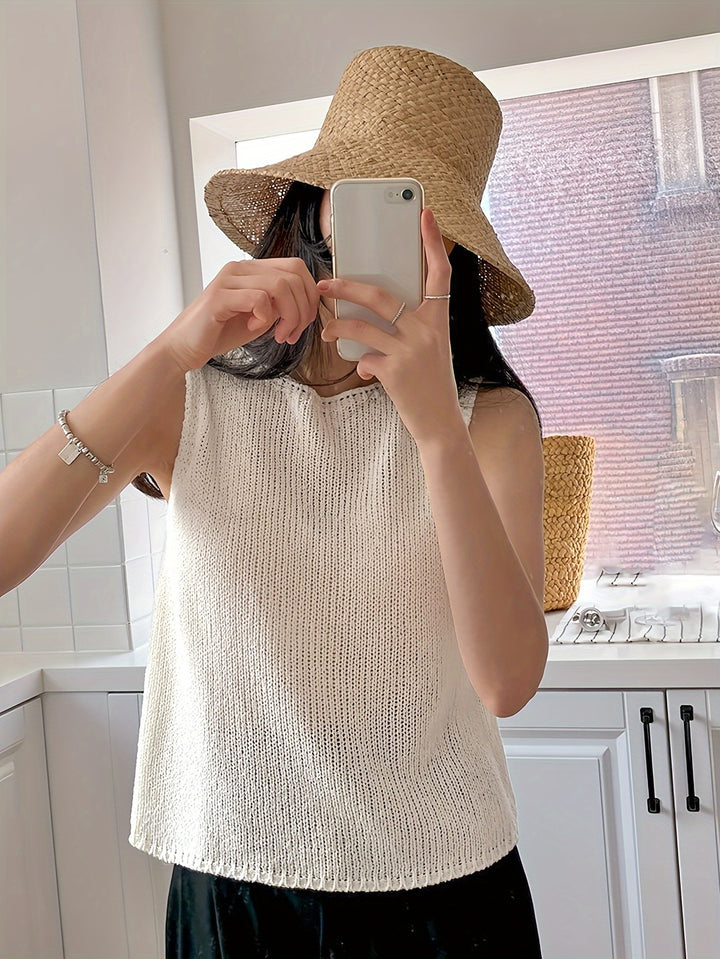 Juniper | Relaxed Sleeveless Knit Top