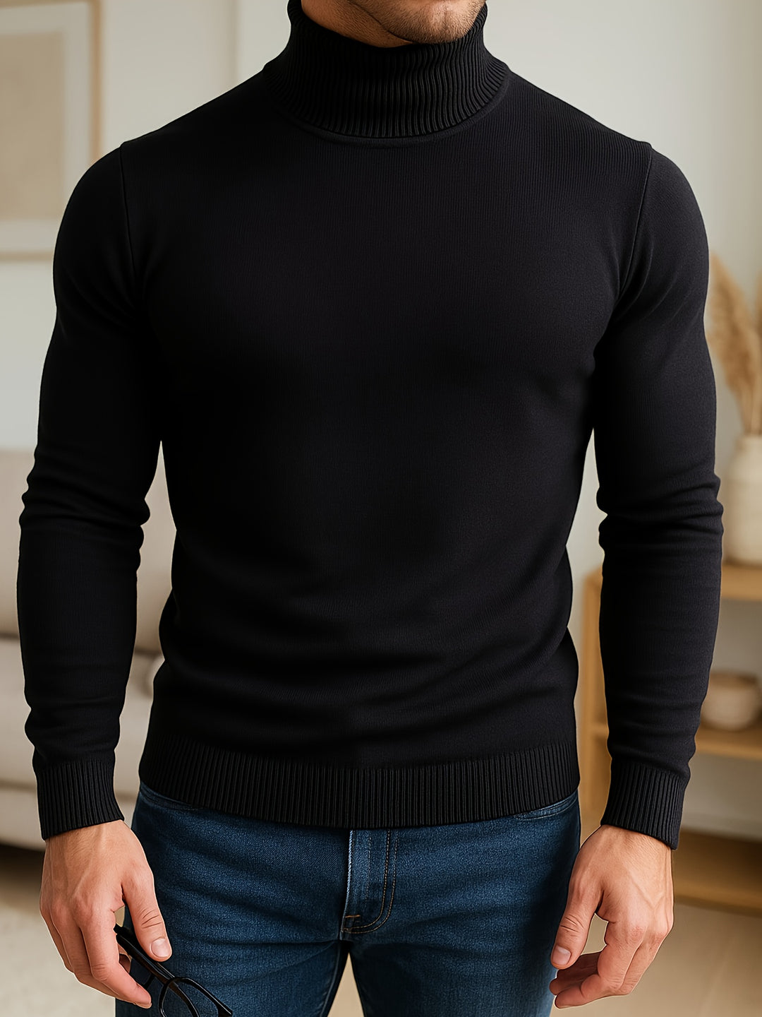 Gideon | Refined Roll-Neck Sweater
