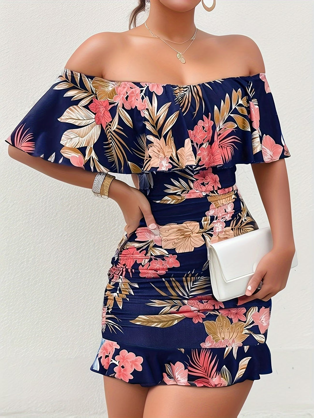 Tamzin | Floral Off-Shoulder Summer Dress