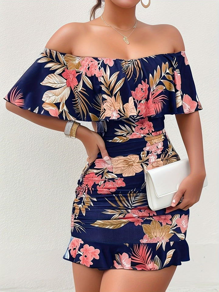 Tamzin | Floral Off-Shoulder Summer Dress