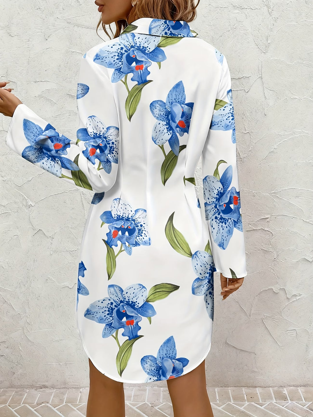 Adira | Stylish Floral Button Dress