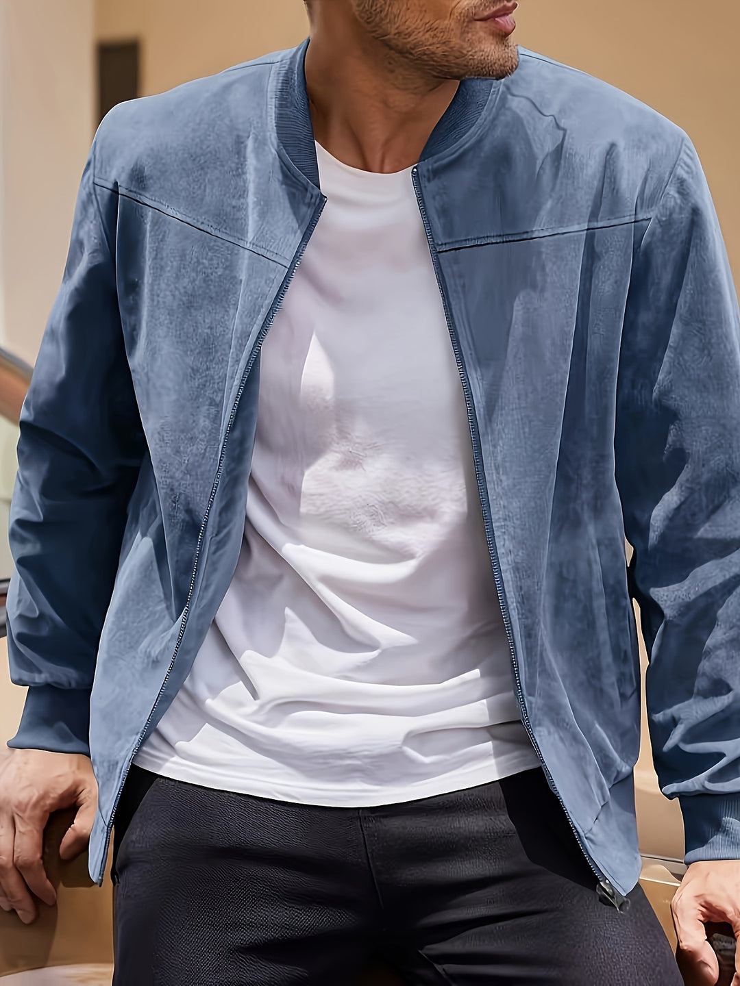 Bradley | Refined Lightweight Zip-Up Jacket