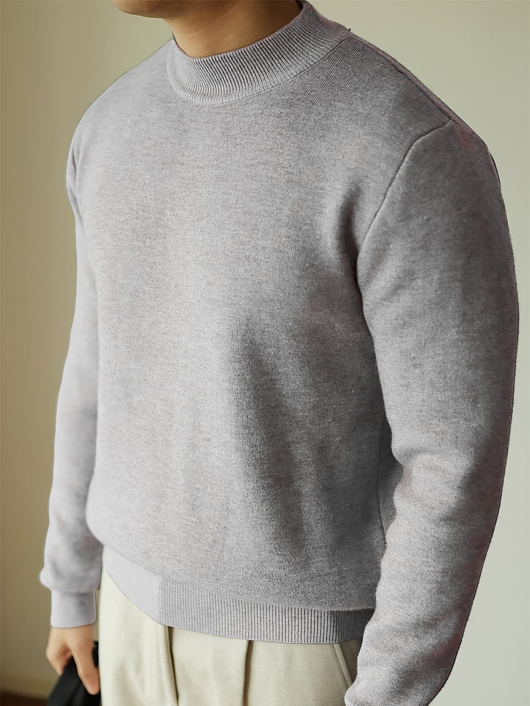 Tobias | Refined High-Neck Sweater