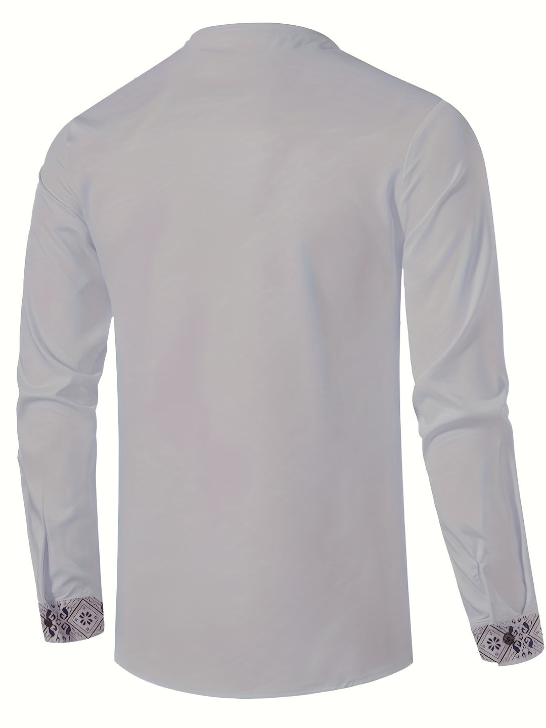 Dorian | Patterned Stand-Collar Shirt