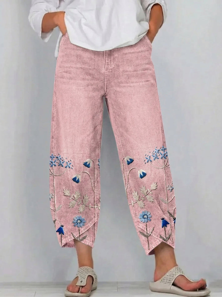 Georgina | Casual Floral Loose Pants
