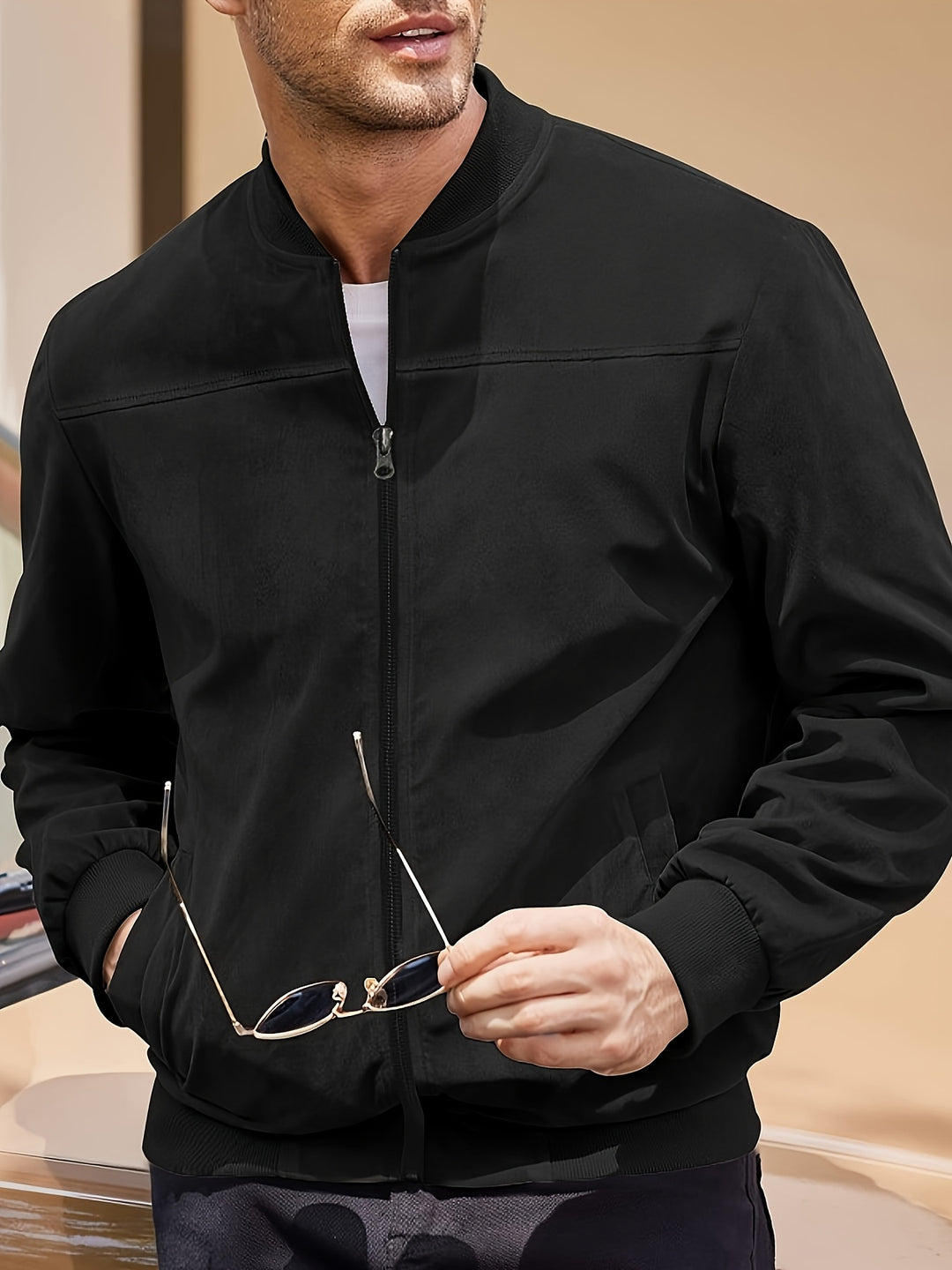 Bradley | Refined Lightweight Zip-Up Jacket