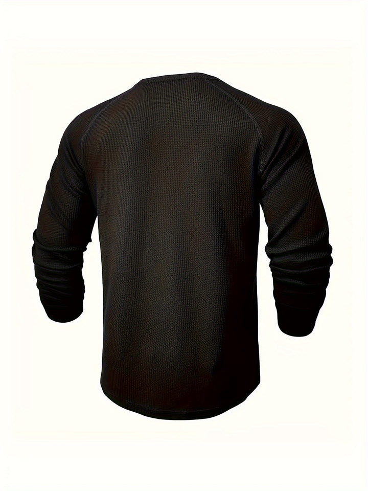 Tobias | Refined Button-Placket Henley Top