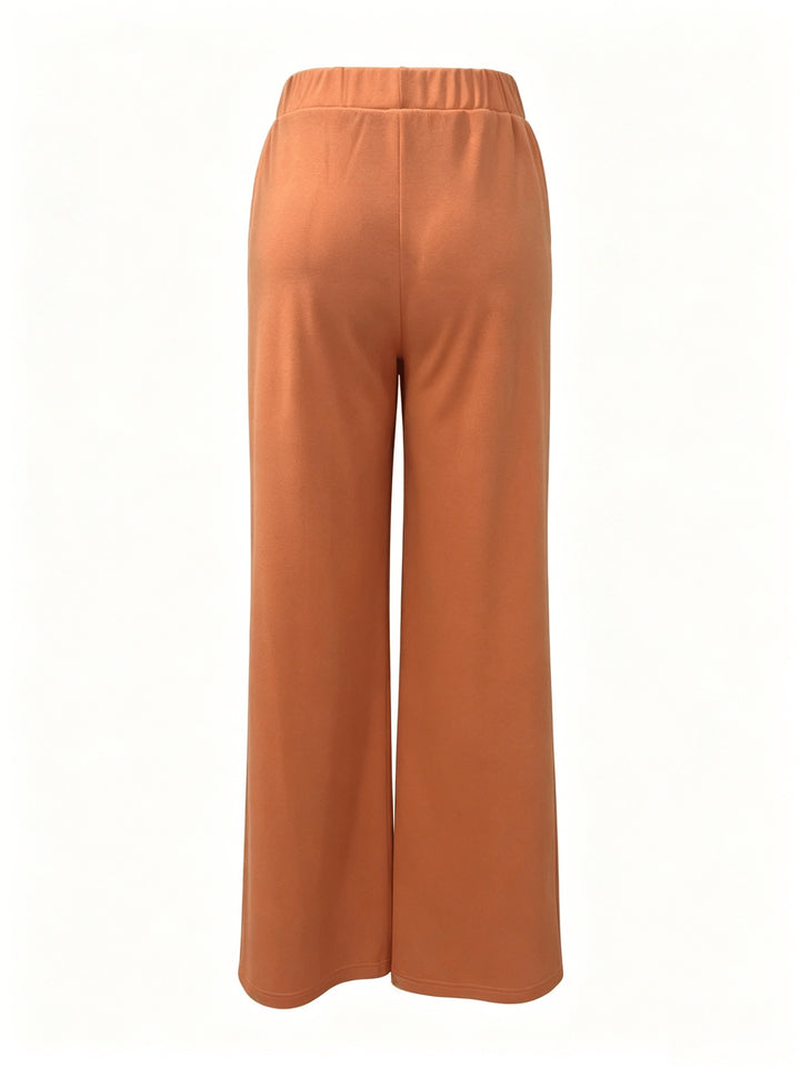 Marlene | High-Waisted Straight-Leg Trousers