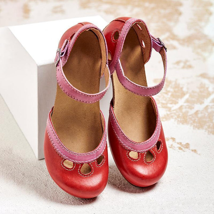 Priscilla | Elegant Comfort T-Strap Sandals