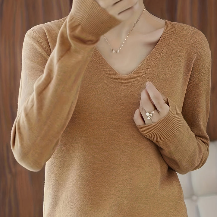Deborah | Relaxed V-Neck Sweater