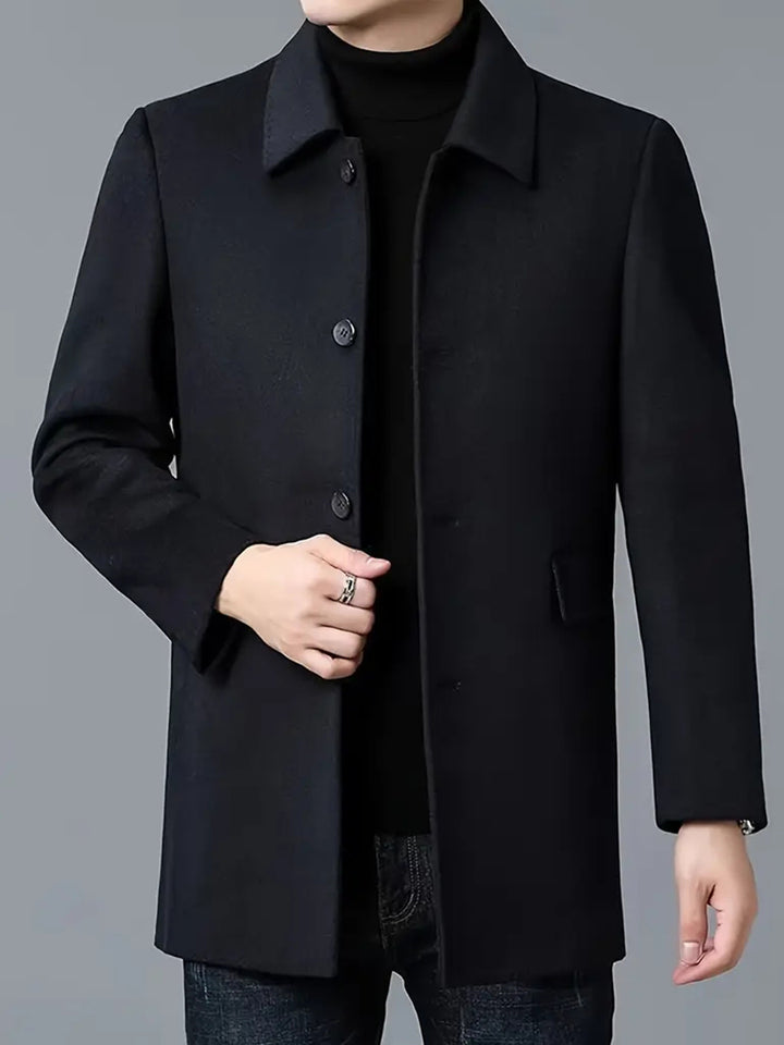 Franklin | Refined Single-Breasted Coat