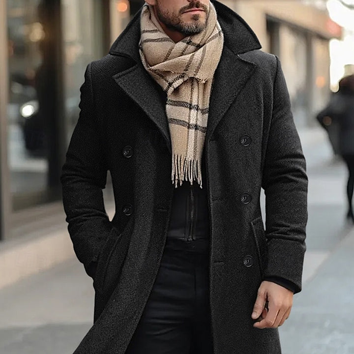 Bertram | Tailored Double-Breasted Overcoat
