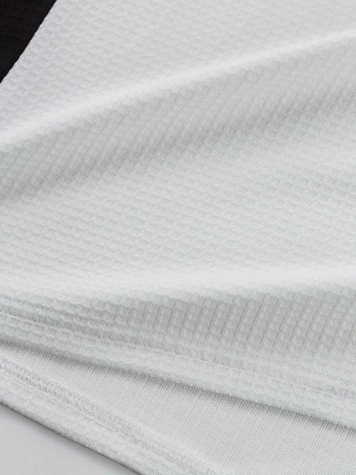 Sawyer | Textured Contrast Henley Shirt