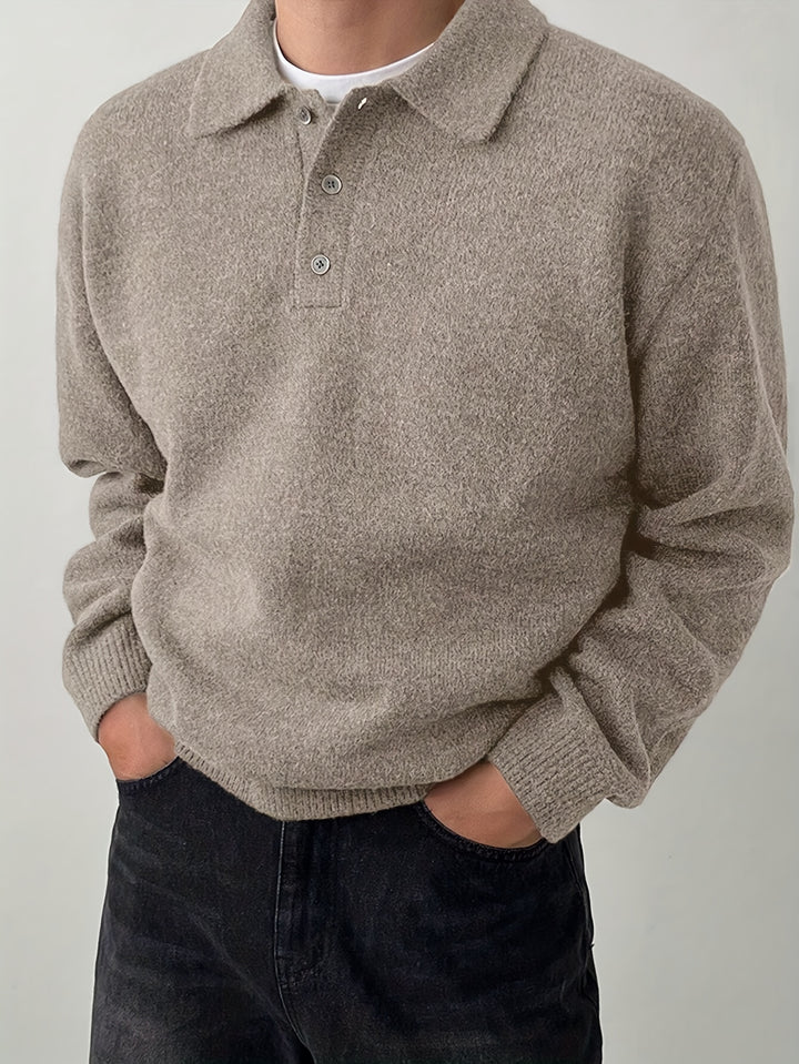 Reid | Polo Collar Knit Jumper