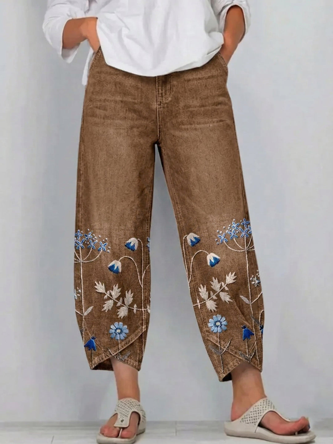 Georgina | Casual Floral Loose Pants