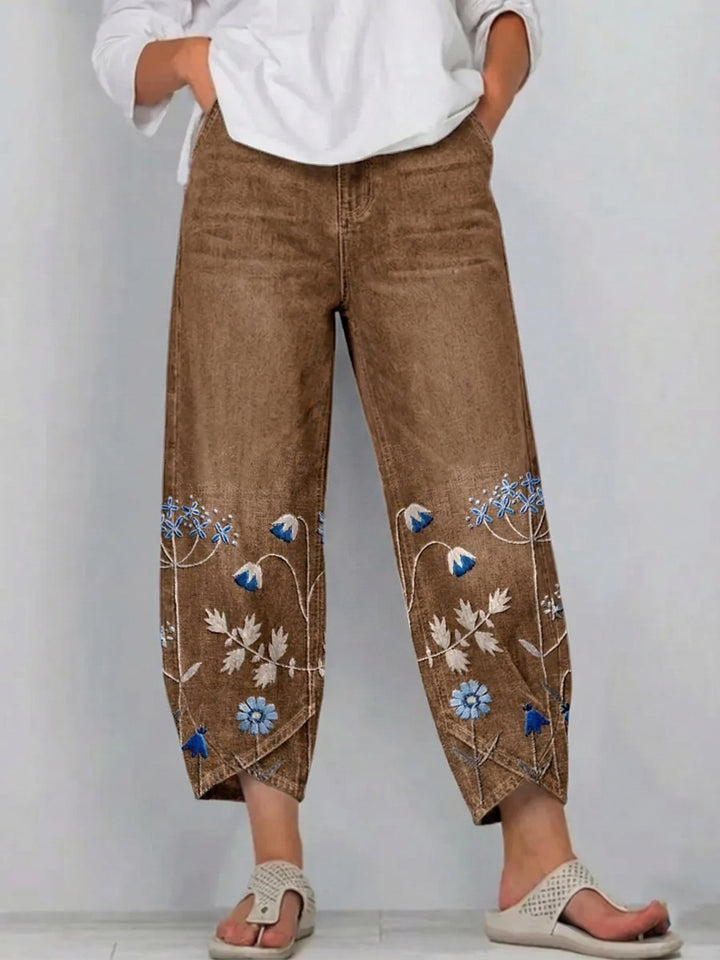 Georgina | Casual Floral Loose Pants