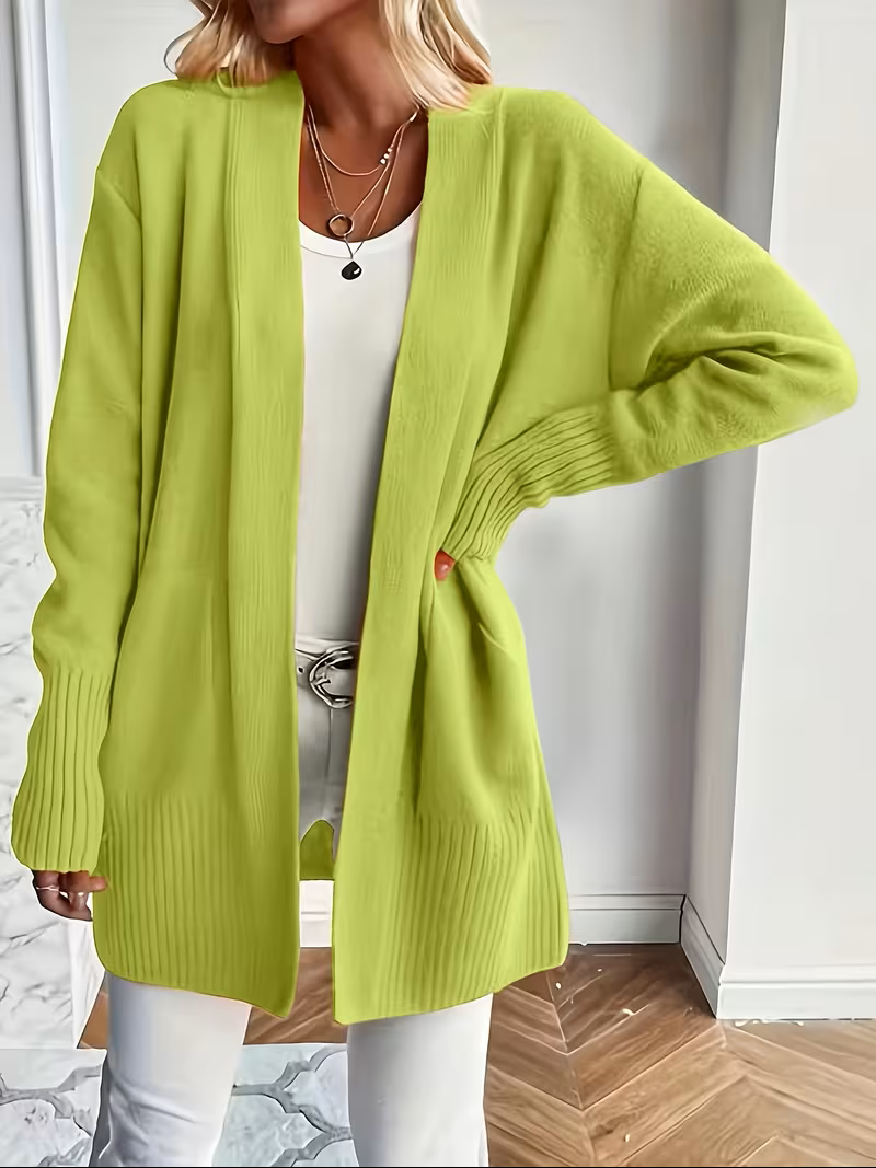 Sabine | Draped Open-Front Cardigan