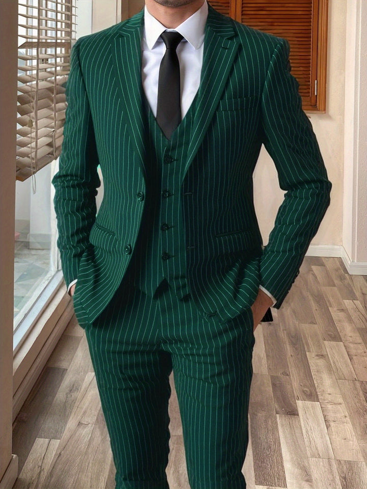 Maxwell | Pinstripe Three-Piece Suit