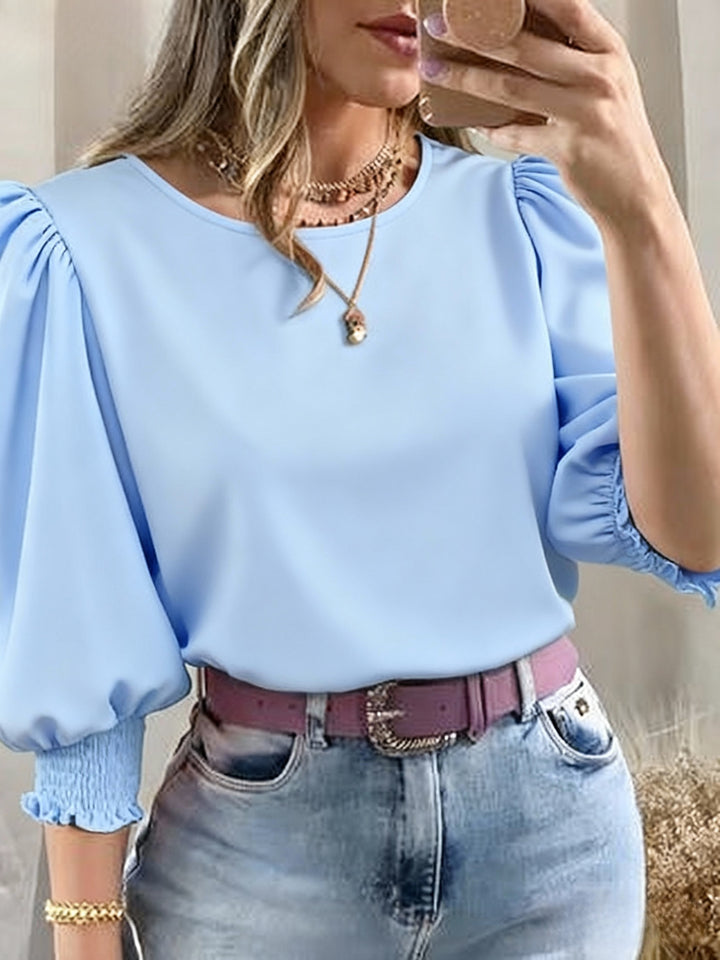 Gwyneth | Elegant Puff-Sleeve Blouse