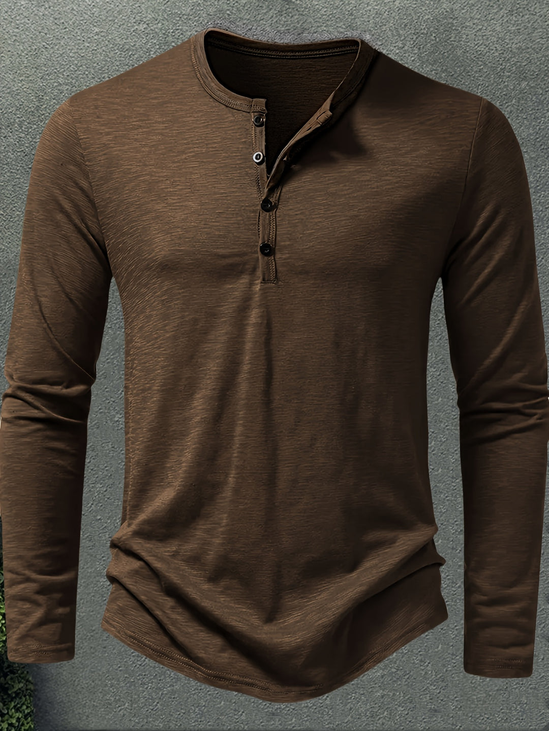 Rhys | Button-Placket Long-Sleeve Henley
