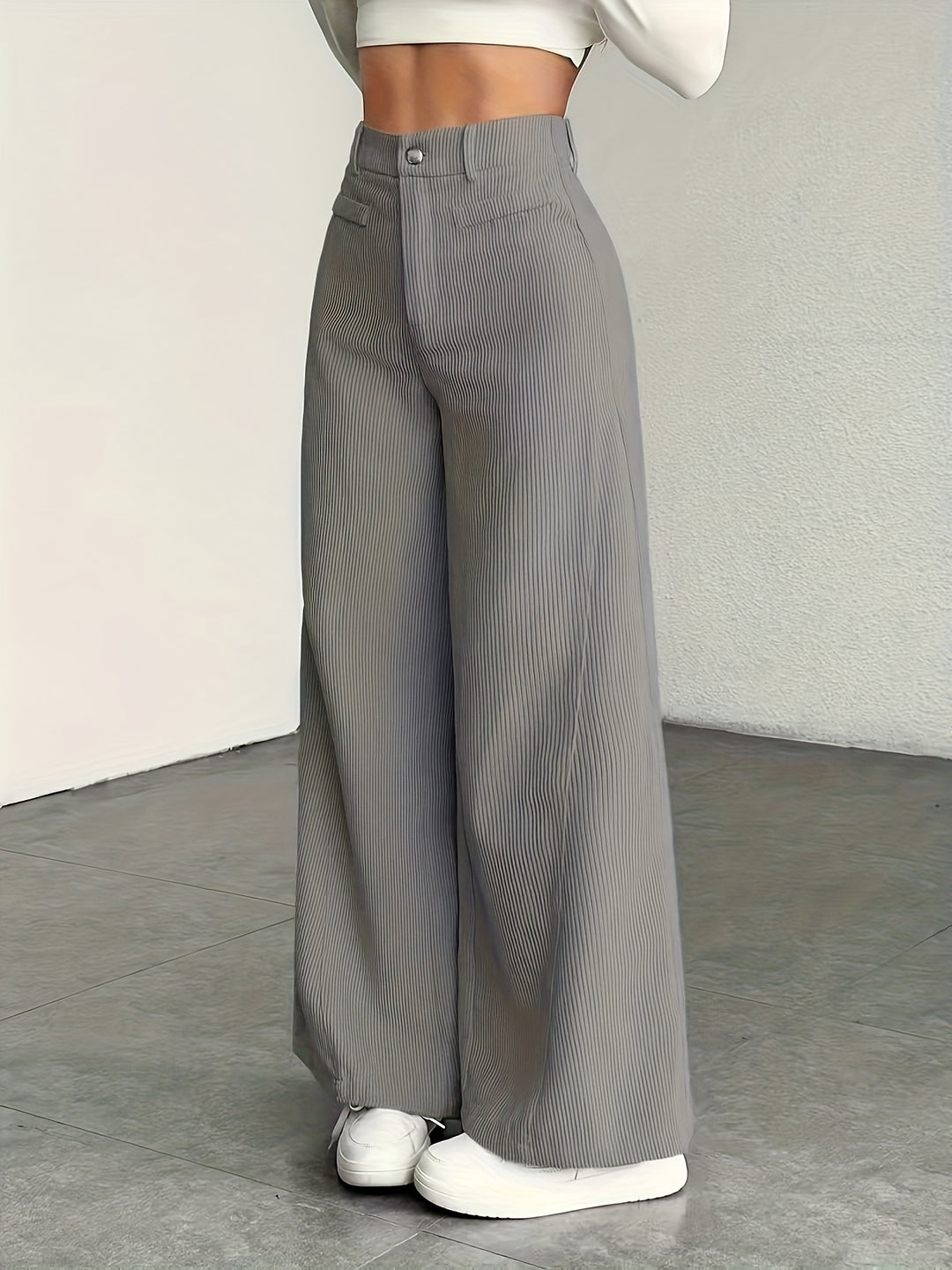 Nora | High-Waisted Wide-Leg Trousers