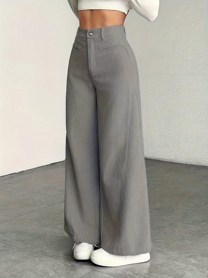Nora | High-Waisted Wide-Leg Trousers