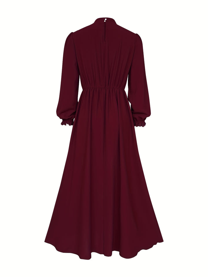 Susannah | Romantic High-Neck Maxi Dress