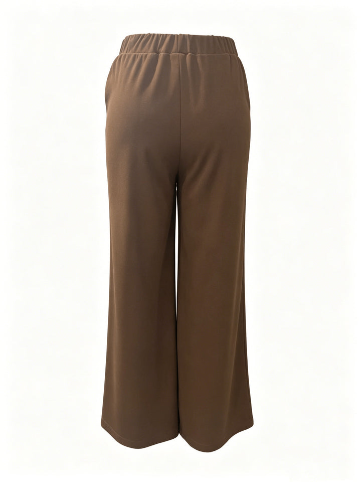 Marlene | High-Waisted Straight-Leg Trousers