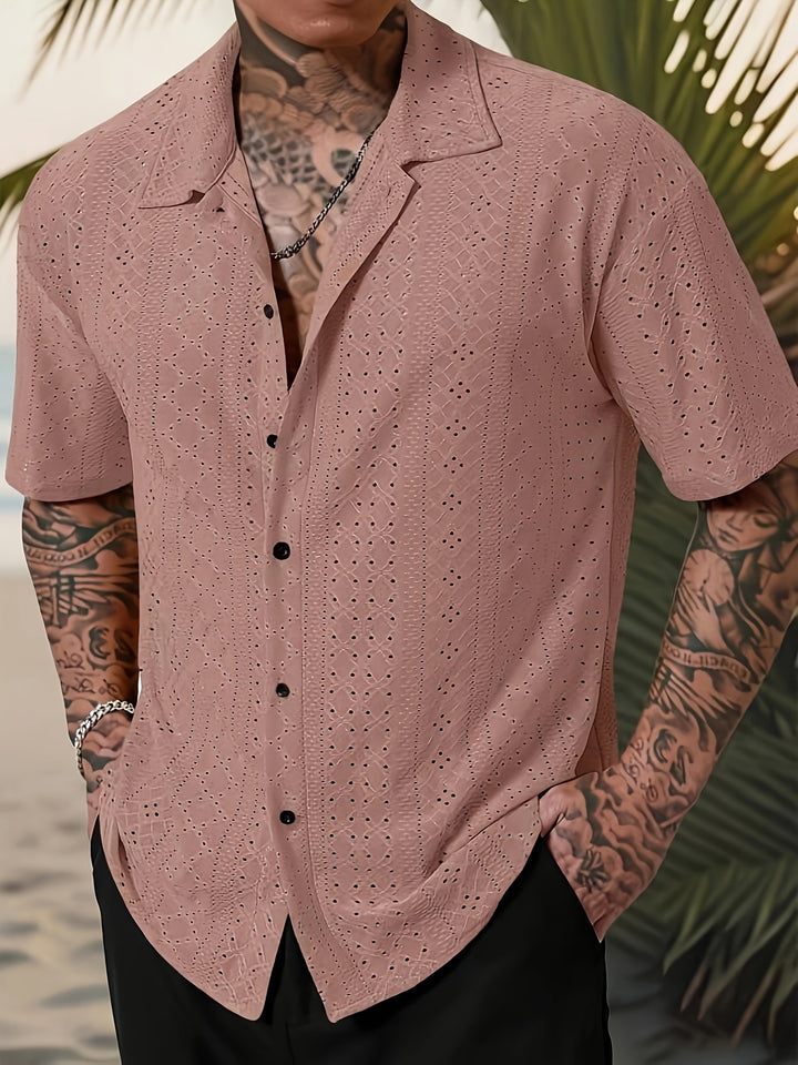 Rhett | Textured Short-Sleeve Casual Shirt
